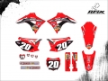 CRF 230 2015 BIKER NEXT #20 JHON MOTOS REPLIC