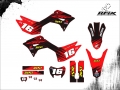 CRF 250F 2022 REPLIC #16 FERRUGEM