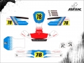 KART LEO #78 PEUGEOT 2019 azul claro